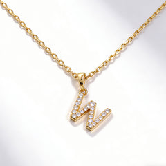 Letters W Necklace