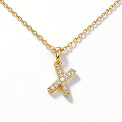 Letters X Necklace