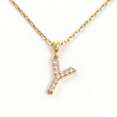 Letters Y Necklace
