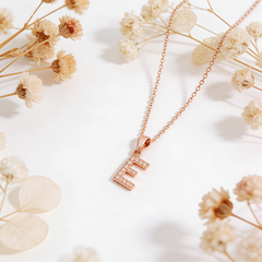 Letters E Necklace