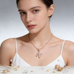 Letters N Necklace