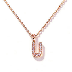 Letters  U Necklace