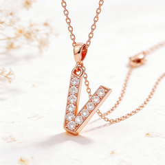 Letters V Necklace