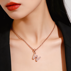 Letters W Necklace