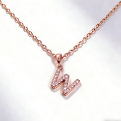 Letters W Necklace