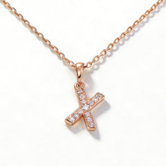 Letters X Necklace