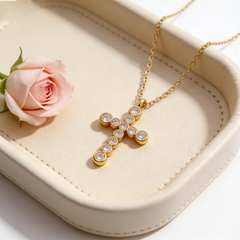 Cross Necklace /18K GOLD / Platinum
