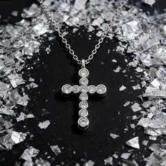 Cross Necklace /18K GOLD / Platinum