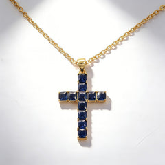 Cross blue nano NCK/18K GLD