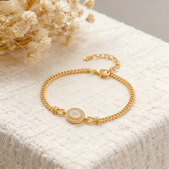 White  Bracelet/18K GOLD