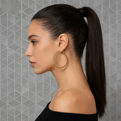 Jea Hoop Earrings/Gold