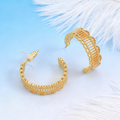 JAMIE Hoop Earrings/Gold