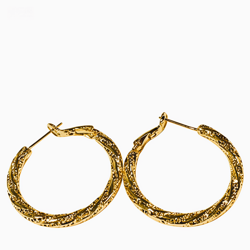 SUN Hoop Earrings/Gold