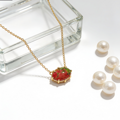 UNAKITE Necklace /GOLD