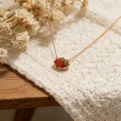 UNAKITE Necklace /GOLD