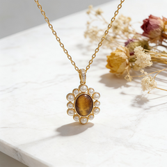 YELLOW TIGER'S EYE Necklace