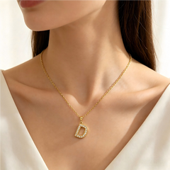 Letters D Necklace