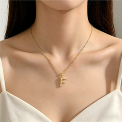 Letters F Necklace