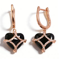 ELEANOR BL AGATE EAR