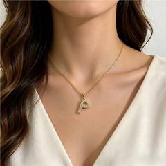 Letters P Necklace