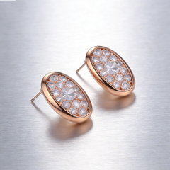 LYDIA PNDNT Earrings/Rose Gold